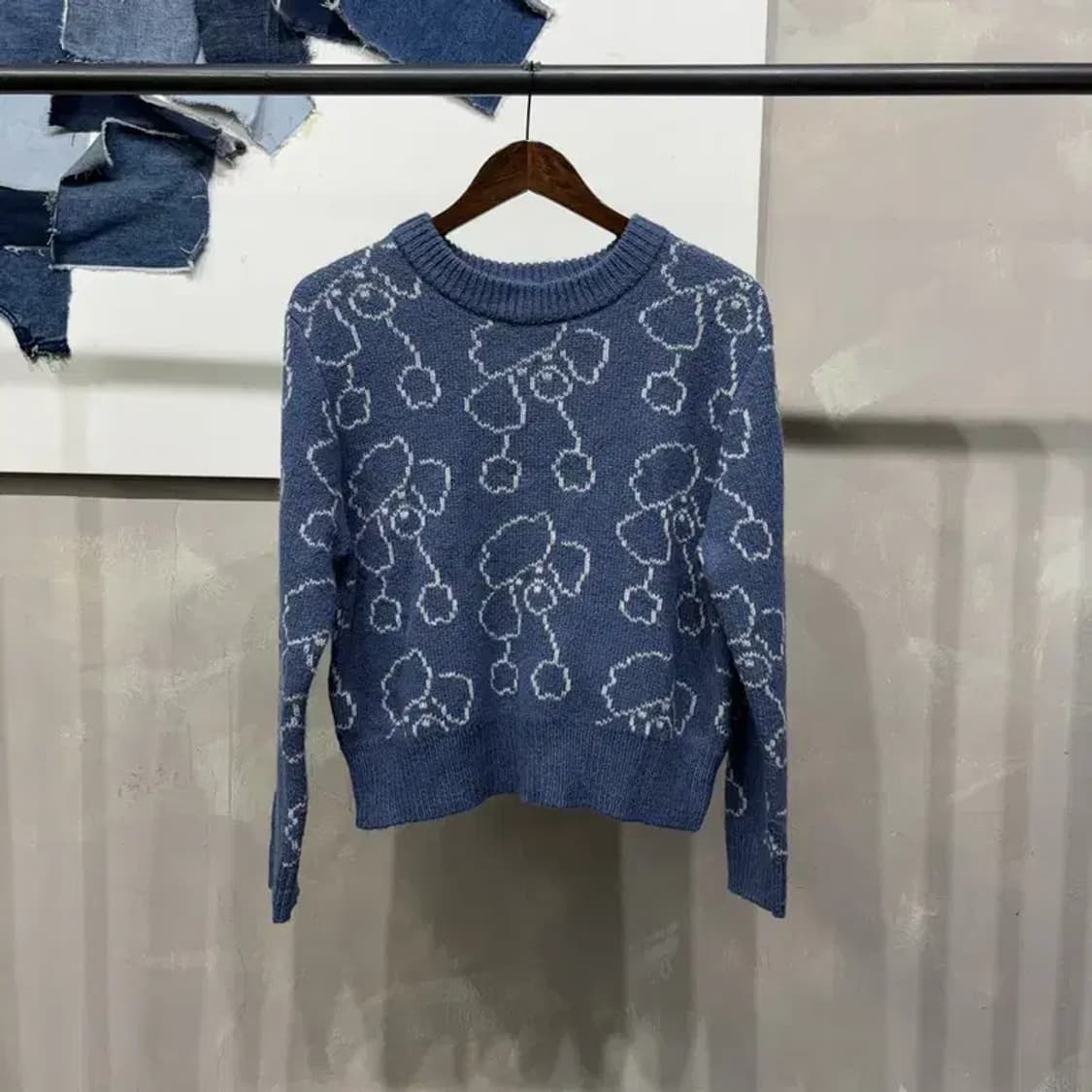 (85) 에잇세컨즈 여성 캐주얼 패턴 니트 상품이미지1