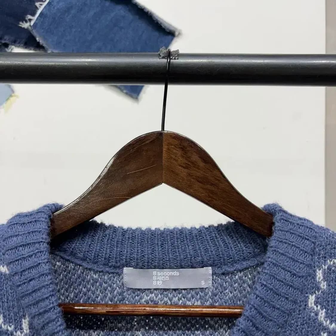 (85) 에잇세컨즈 여성 캐주얼 패턴 니트 상품이미지2