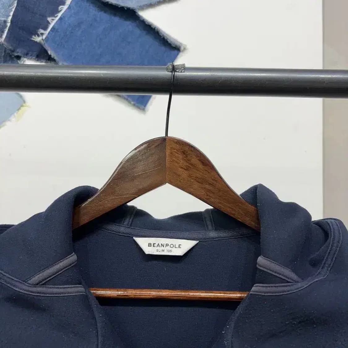 (105) 빈폴 캐주얼 네오프렌 슬림핏 후드집업 자켓 상품이미지2