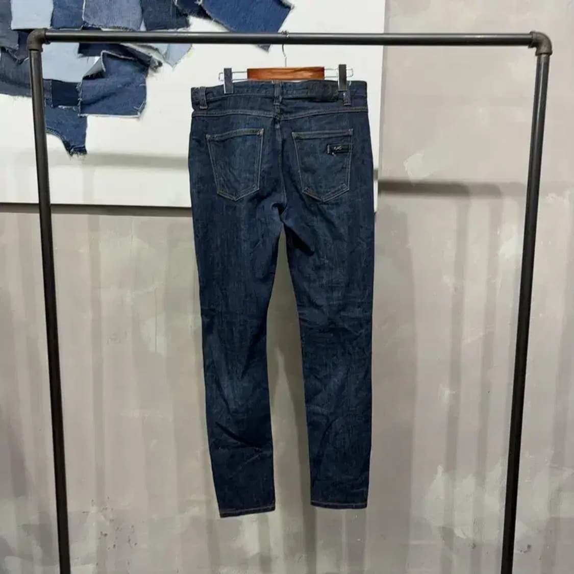 (34인치) 플랙진 캐주얼 진청바지 데님팬츠 상품이미지3