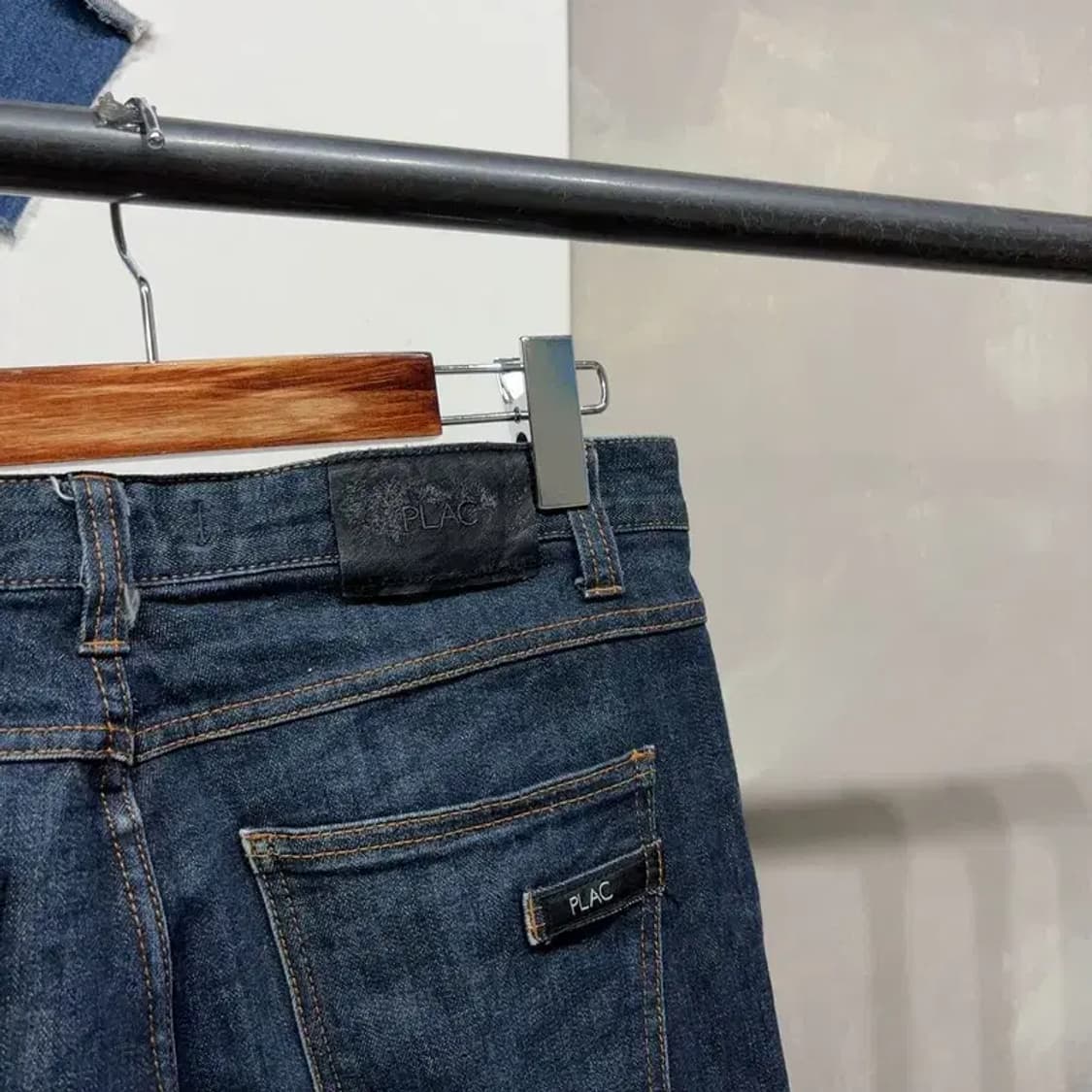 (34인치) 플랙진 캐주얼 진청바지 데님팬츠 상품이미지4