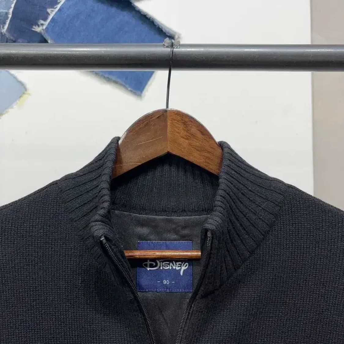 (90) 디즈니 여성 골프 스포츠 방풍 롱 니트 자켓 상품이미지2