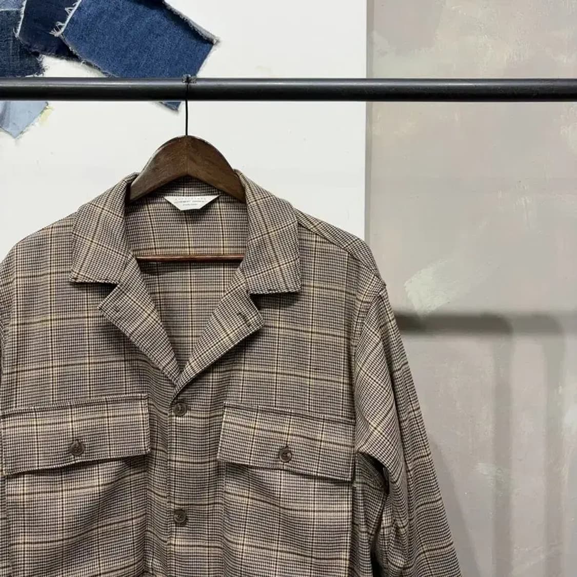 (105) 라퍼지스토어 캐주얼 투포켓 체크 셔츠 자켓 상품이미지3