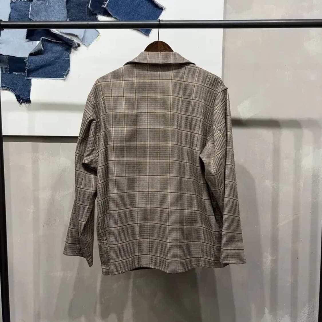 (105) 라퍼지스토어 캐주얼 투포켓 체크 셔츠 자켓 상품이미지4