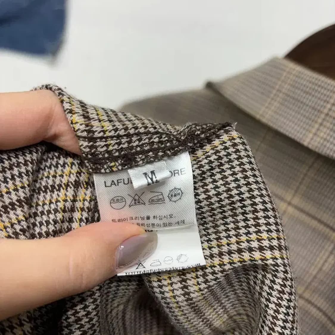 (105) 라퍼지스토어 캐주얼 투포켓 체크 셔츠 자켓 상품이미지5