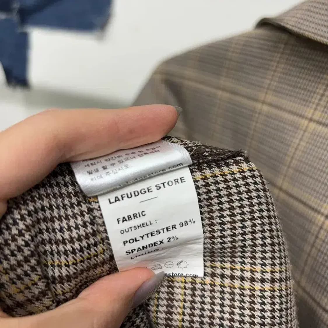 (105) 라퍼지스토어 캐주얼 투포켓 체크 셔츠 자켓 상품이미지6