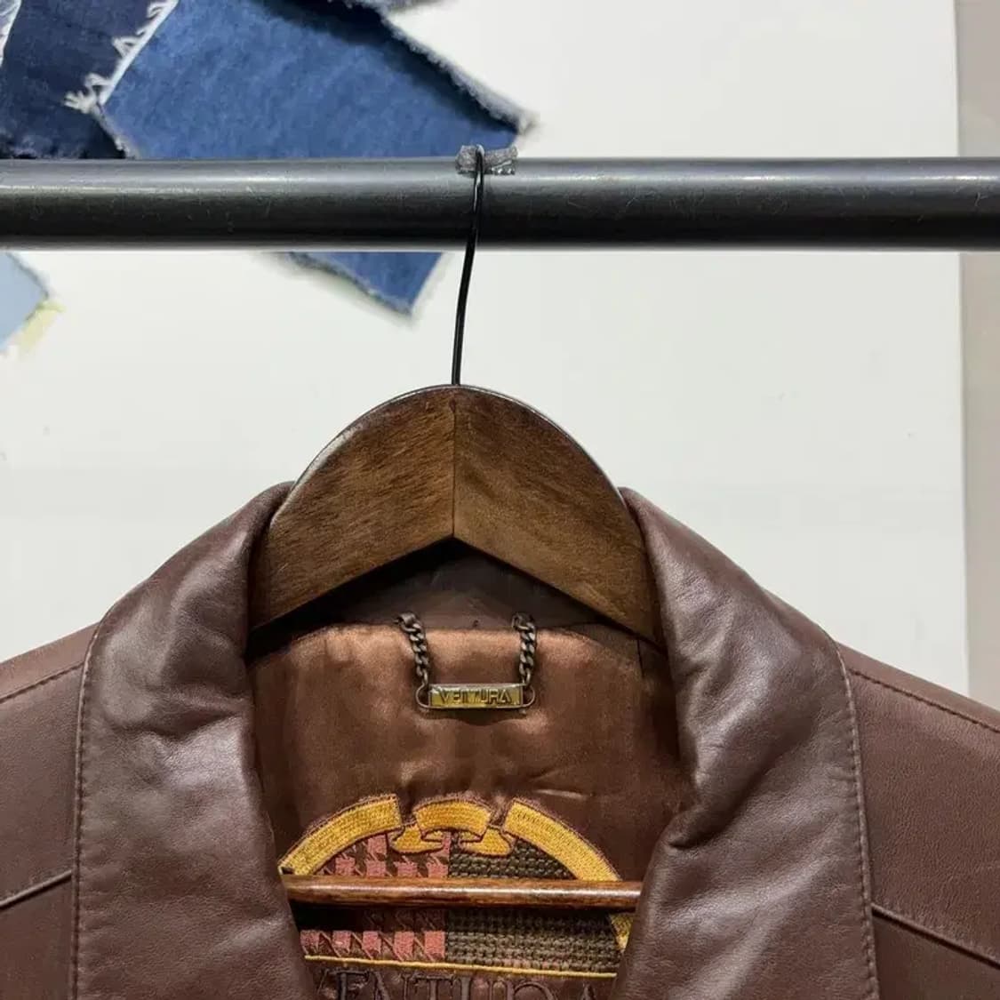 (105) VENTURA 빈티지 양가죽 A2 래더자켓 상품이미지2