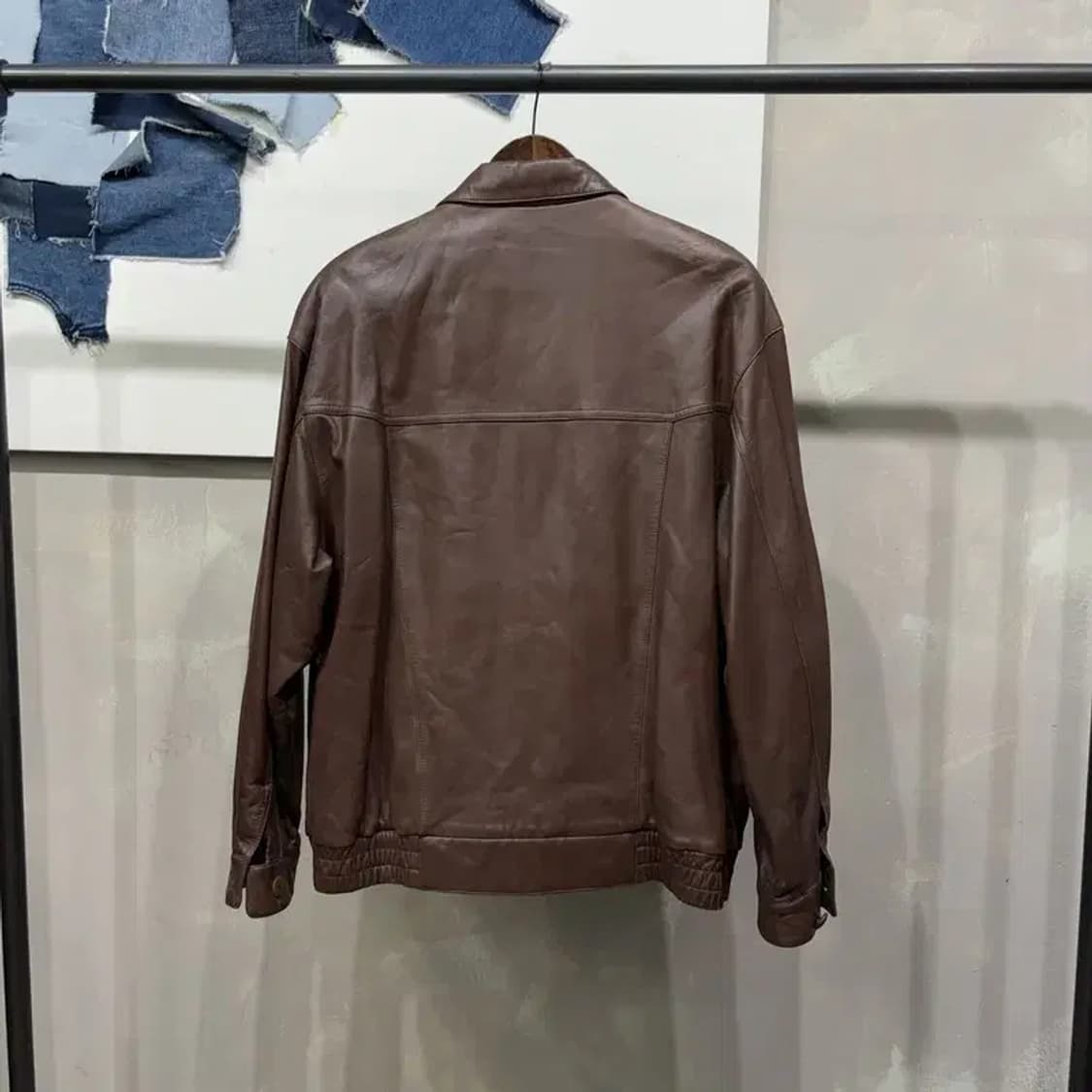 (105) VENTURA 빈티지 양가죽 A2 래더자켓 상품이미지4