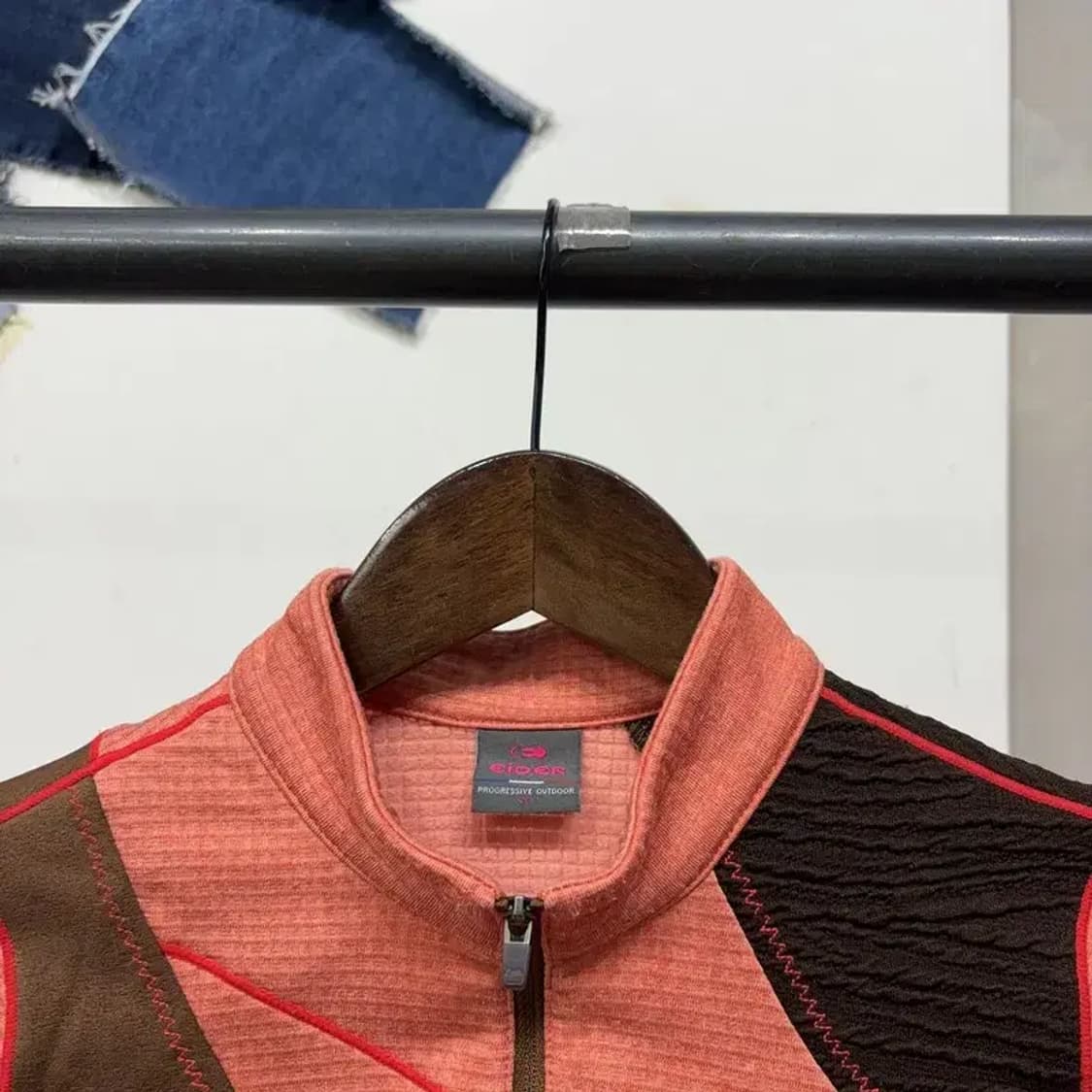 (95) 아이더 여성 등산 반집업 기모 기능성 긴팔 티 상품이미지2