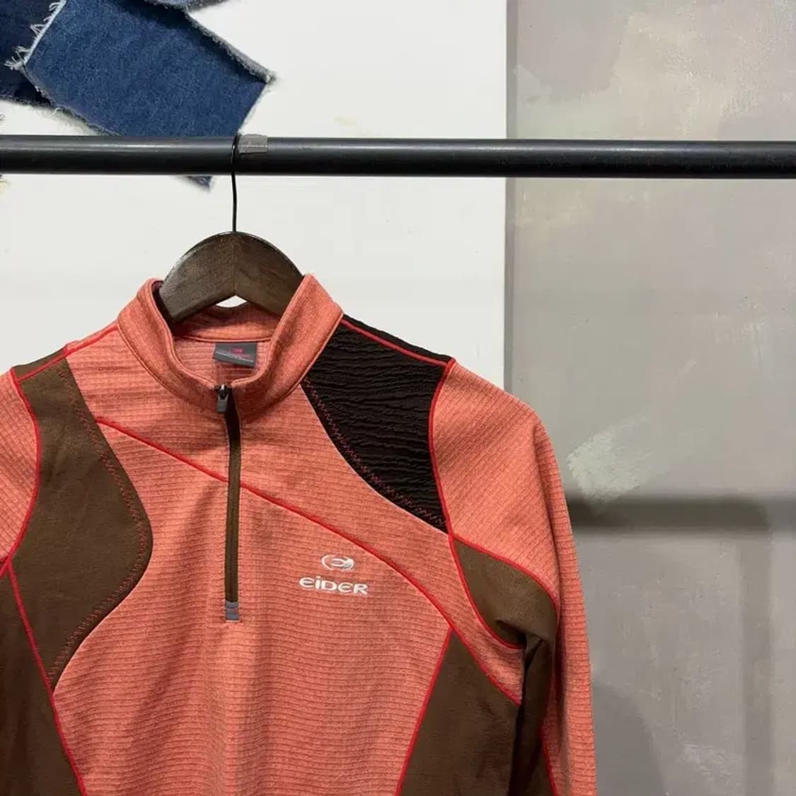 (95) 아이더 여성 등산 반집업 기모 기능성 긴팔 티 상품이미지3