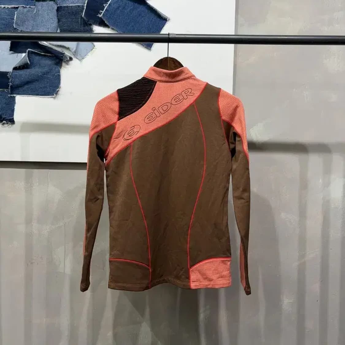 (95) 아이더 여성 등산 반집업 기모 기능성 긴팔 티 상품이미지4