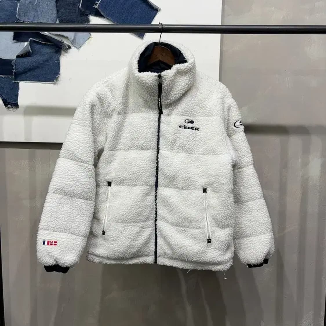 (90) 아이더 등산 덕다운 양면 리버시블 후리스 패딩 상품이미지1