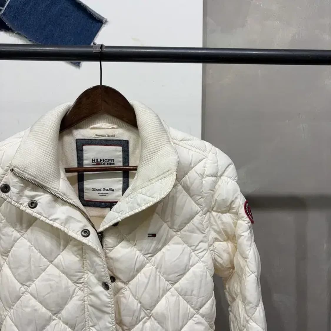 (90) 타미힐피거 여성 캐주얼 퀼팅 경량 패딩 자켓 상품이미지3