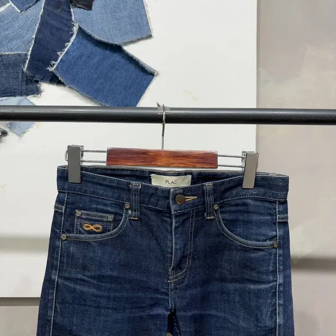 (29인치) 플랙진 캐주얼 스판 진청바지 데님팬츠 상품이미지2