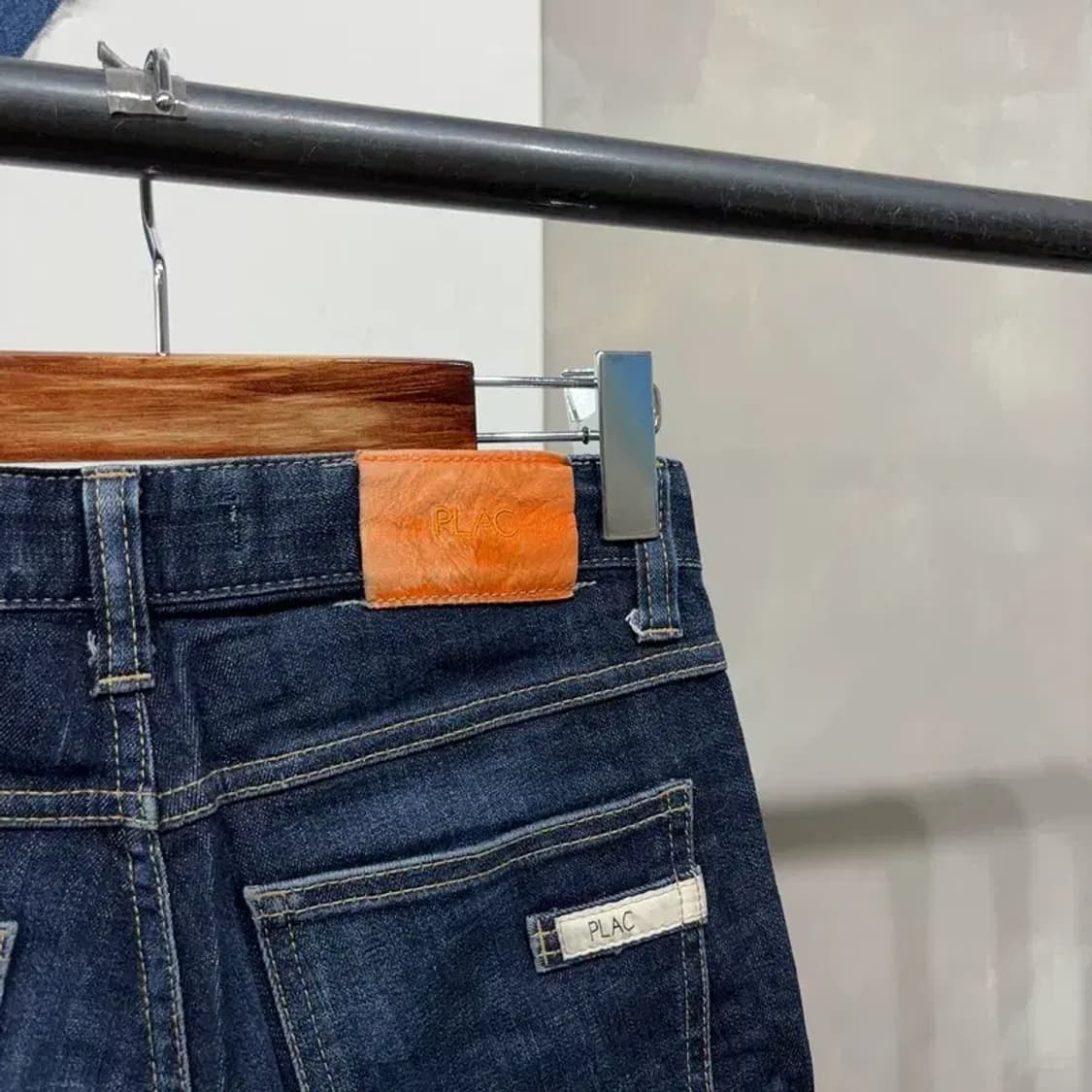 (29인치) 플랙진 캐주얼 스판 진청바지 데님팬츠 상품이미지4