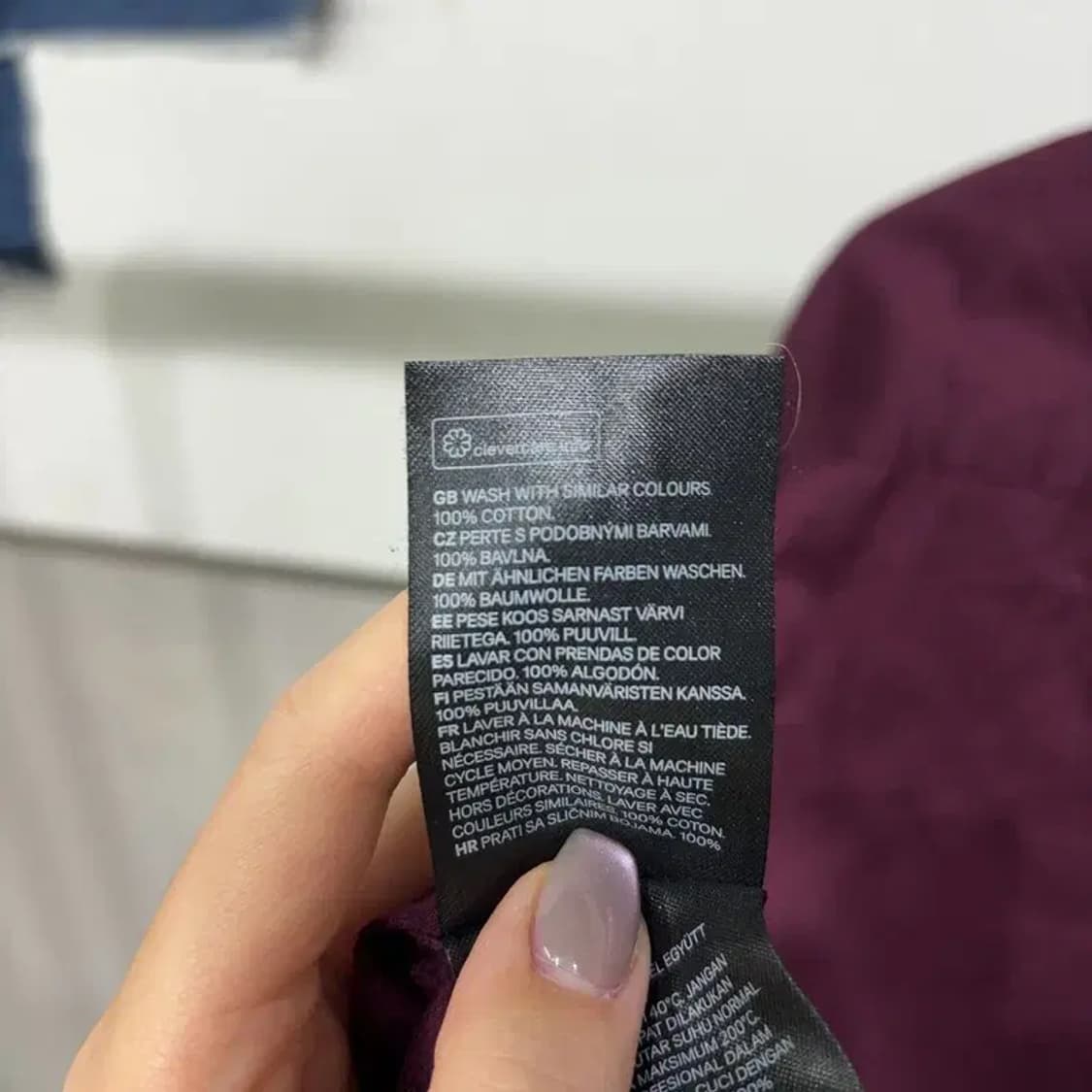 (100) H.M 흐앤므 캐주얼 버건디 셔츠 남방 상품이미지5