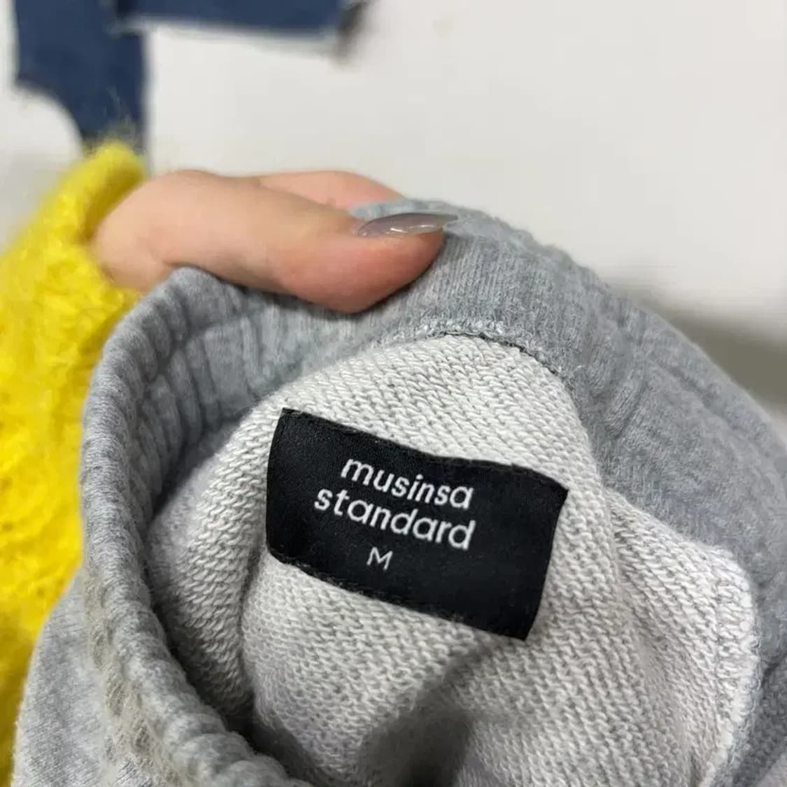 (28~30인치) 무신사스탠다드 캐주얼 핀턱 밴딩 트레이닝팬츠 바지 상품이미지6