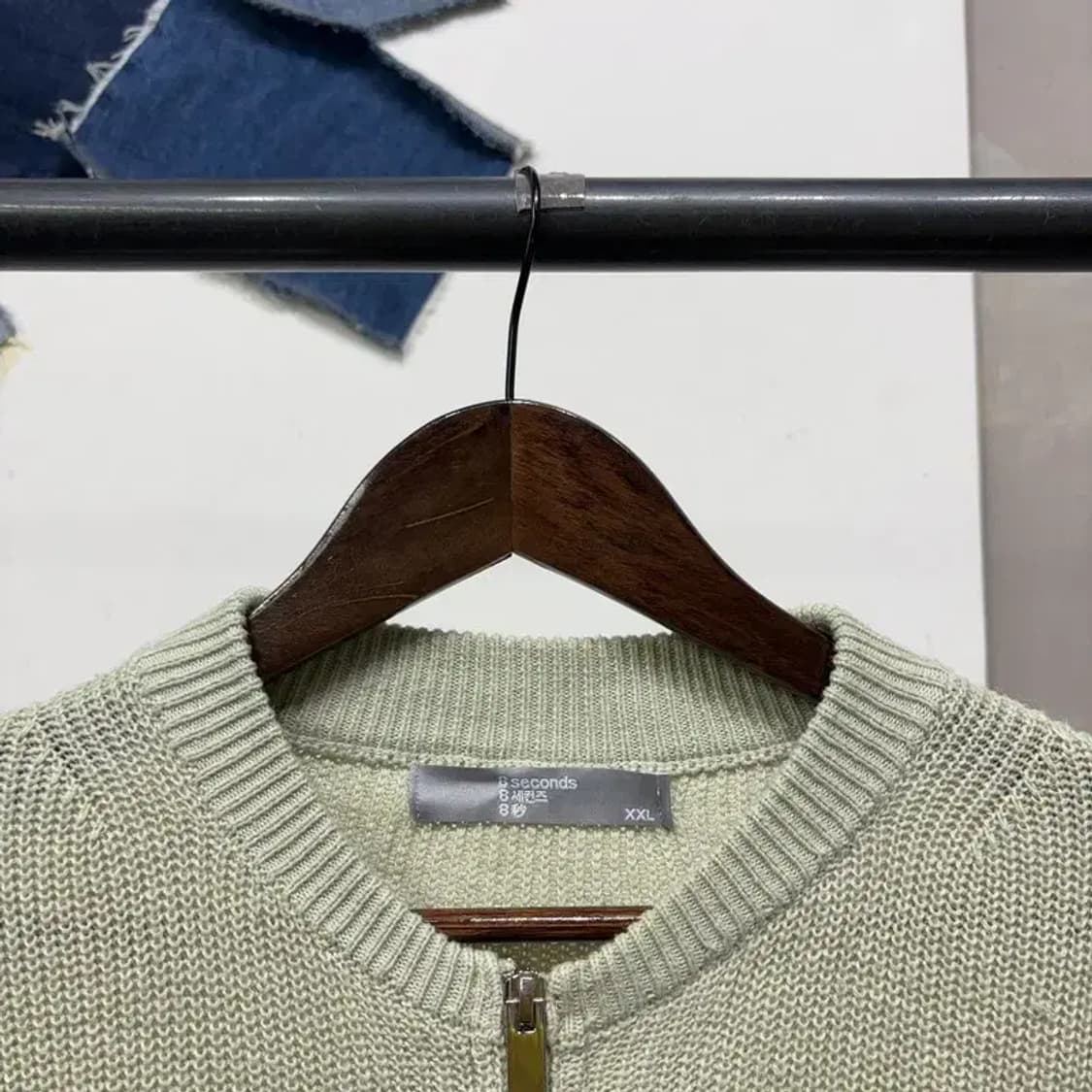 (110) 에잇세컨즈 캐주얼 투웨이 니트 집업 자켓 상품이미지2