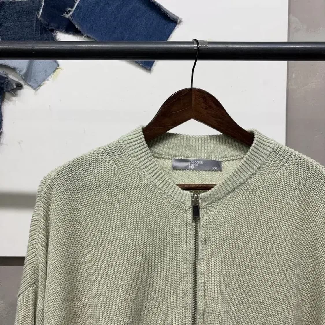 (110) 에잇세컨즈 캐주얼 투웨이 니트 집업 자켓 상품이미지3