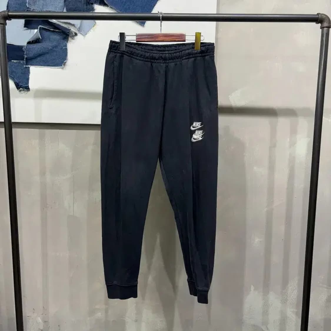 (30~32인치) 나이키 스트릿 밴딩 트리플스우시 조거팬츠 바지 상품이미지1