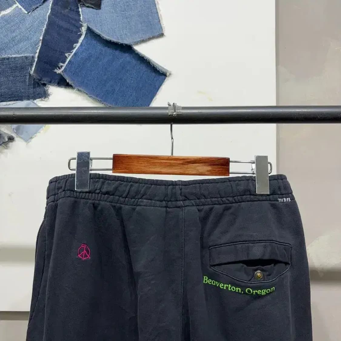 (30~32인치) 나이키 스트릿 밴딩 트리플스우시 조거팬츠 바지 상품이미지4