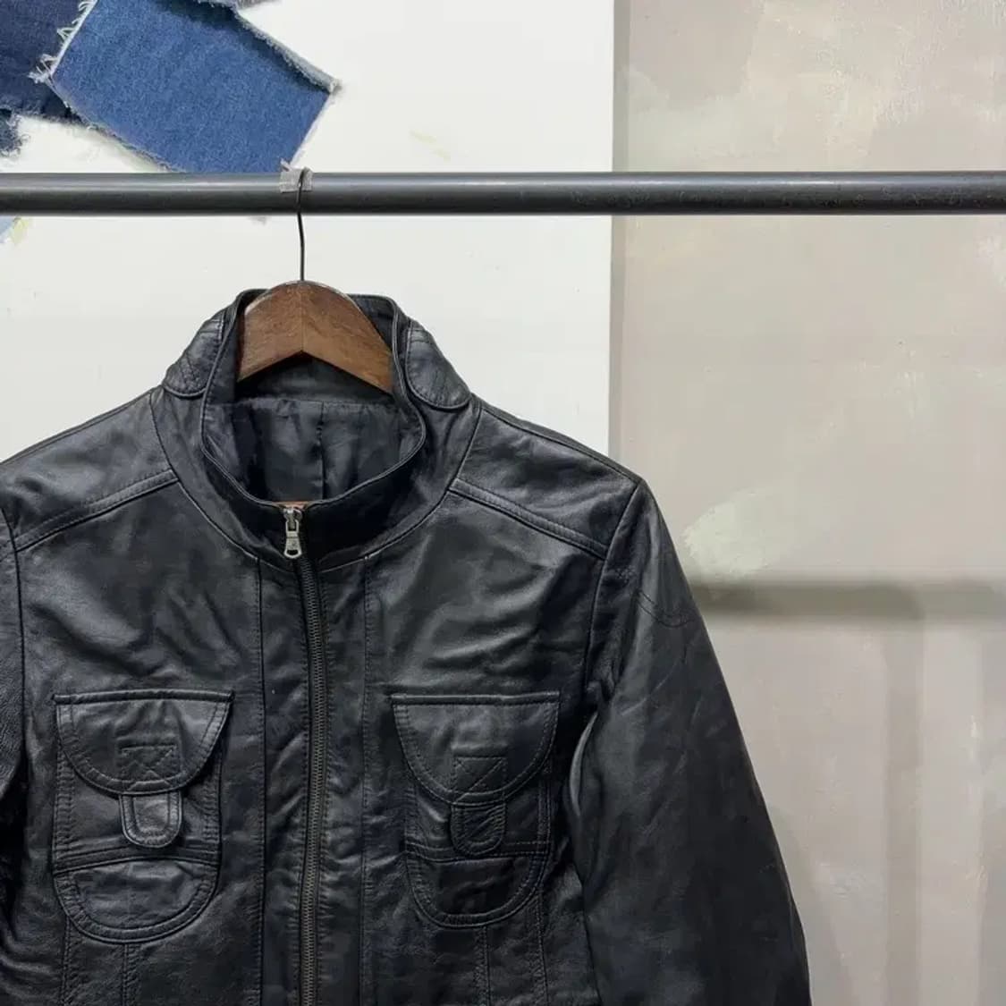 (77) 빈티지 여성 양가죽 라이더자켓 상품이미지3