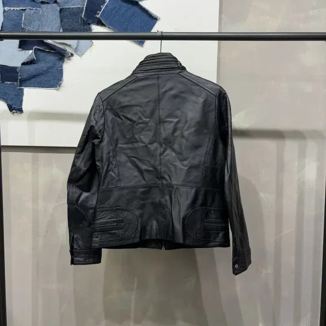 (77) 빈티지 여성 양가죽 라이더자켓 상품이미지4