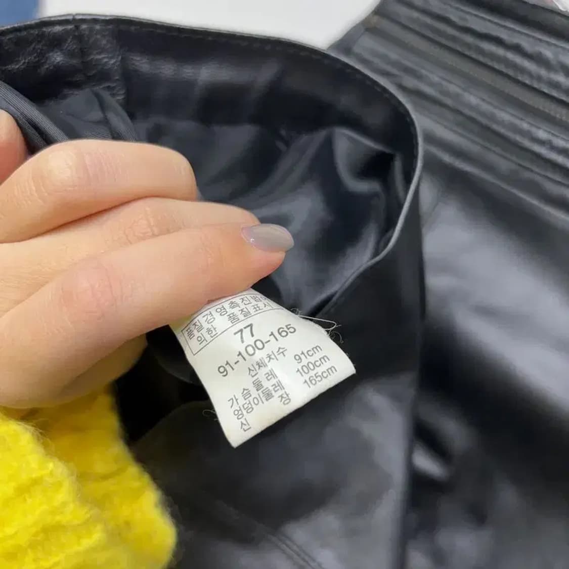 (77) 빈티지 여성 양가죽 라이더자켓 상품이미지5