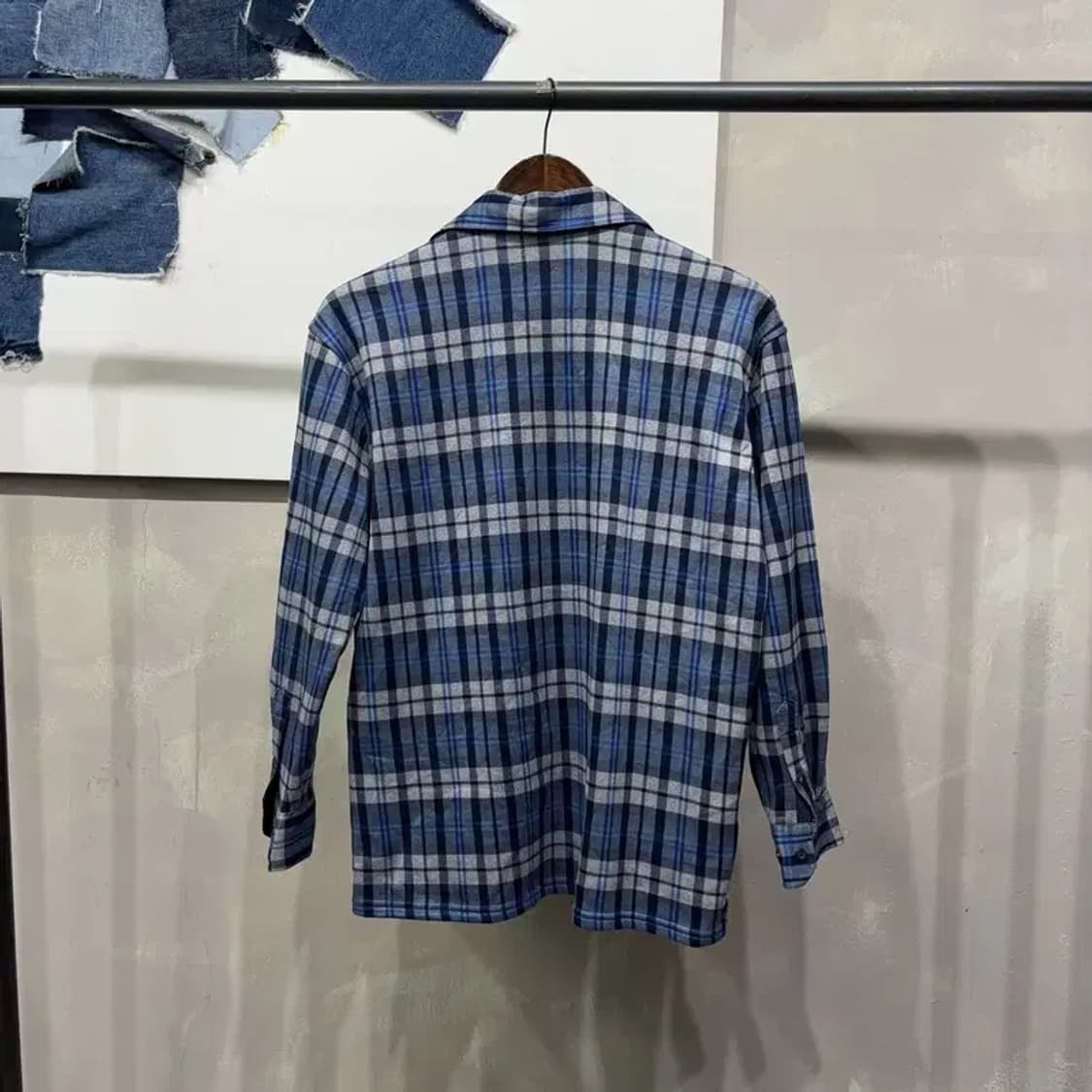 (95) 엘르 아웃도어 기모 체크셔츠 남방 상품이미지4