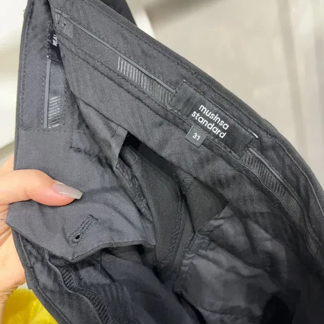 (31인치) 무신사스탠다드 캐주얼 클래식 슬랙스 바지 상품이미지5