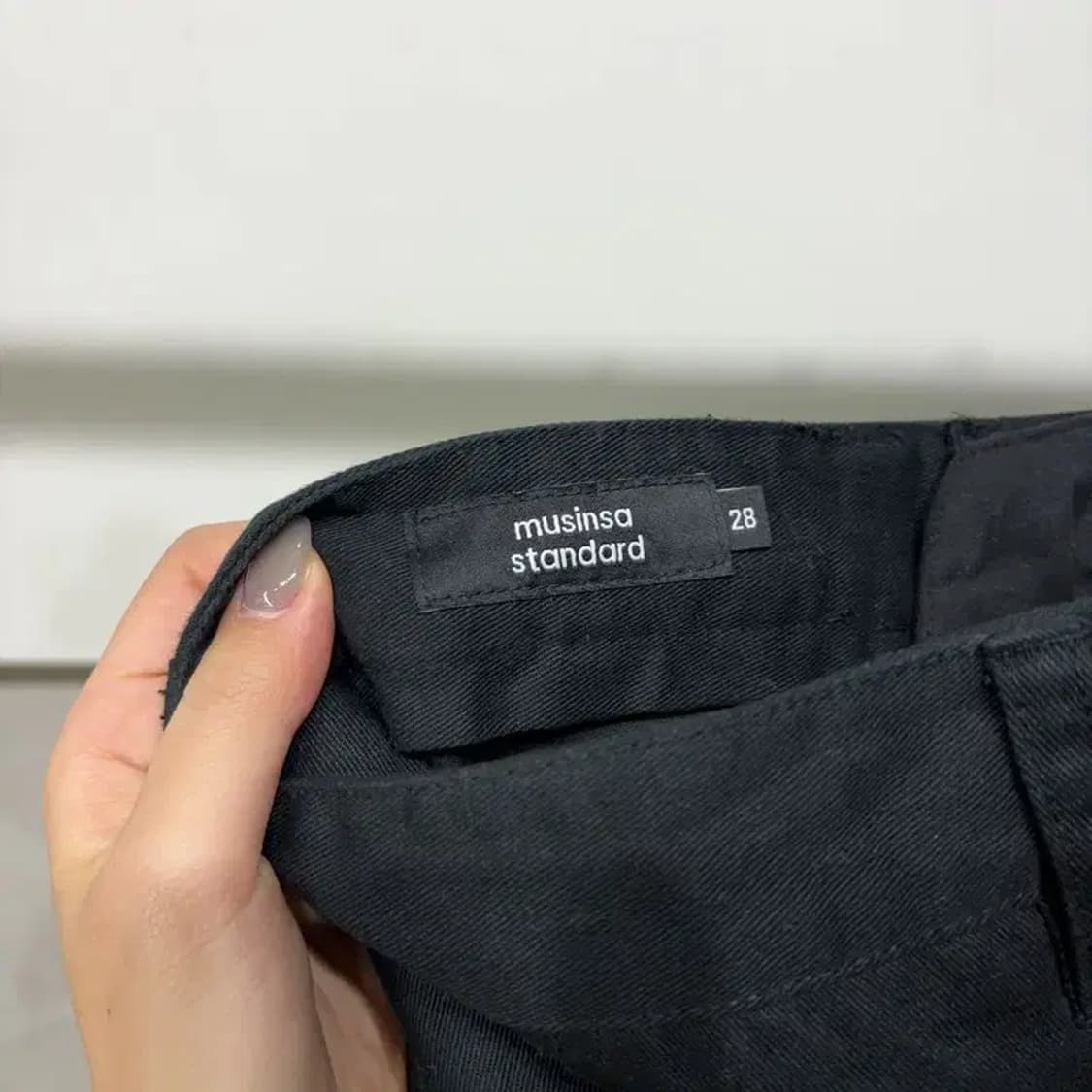 (28인치) 무신사스탠다드 여성 와이드핏 면바지 팬츠 상품이미지6