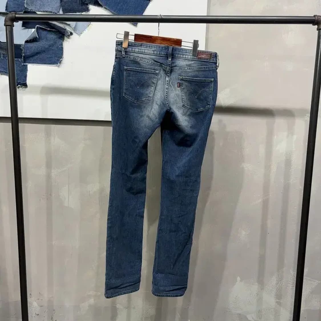 (27인치) 리바이스 여성 데미커브 스판 데님팬츠 청바지 상품이미지3