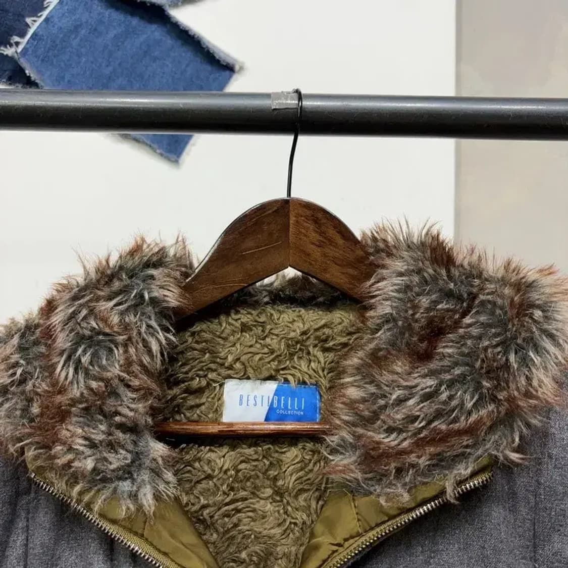 (95) 베스띠벨리 여성 캐주얼 하프 패딩 코트 상품이미지2