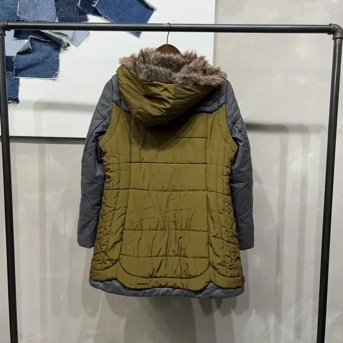 (95) 베스띠벨리 여성 캐주얼 하프 패딩 코트 상품이미지4