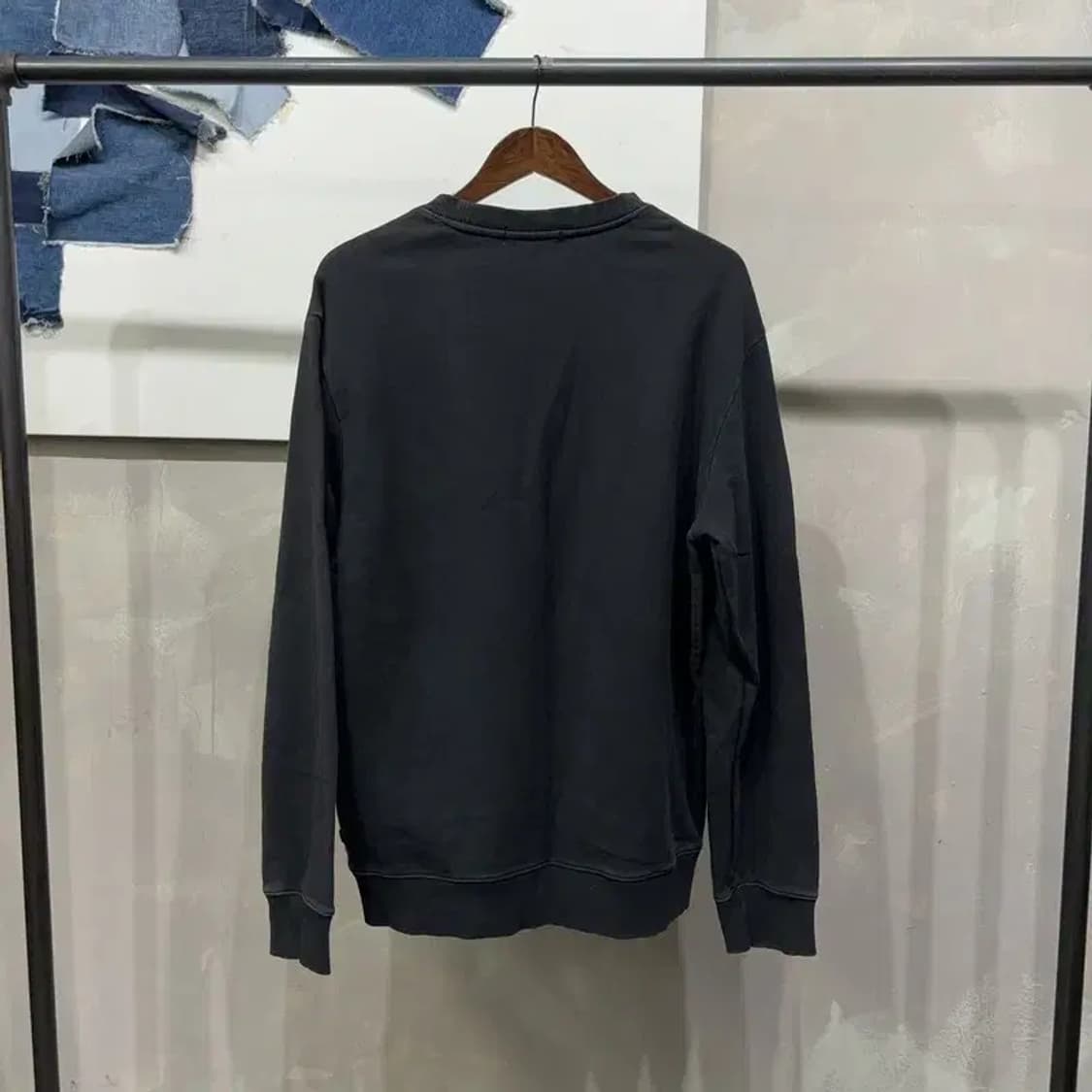 (105) 버커루 캐주얼 자수 맨투맨 긴팔티 상품이미지4