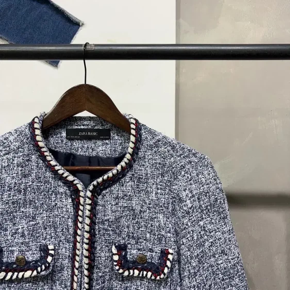 (95) 자라 ZARA 여성 캐주얼 트위드 자켓 상품이미지3