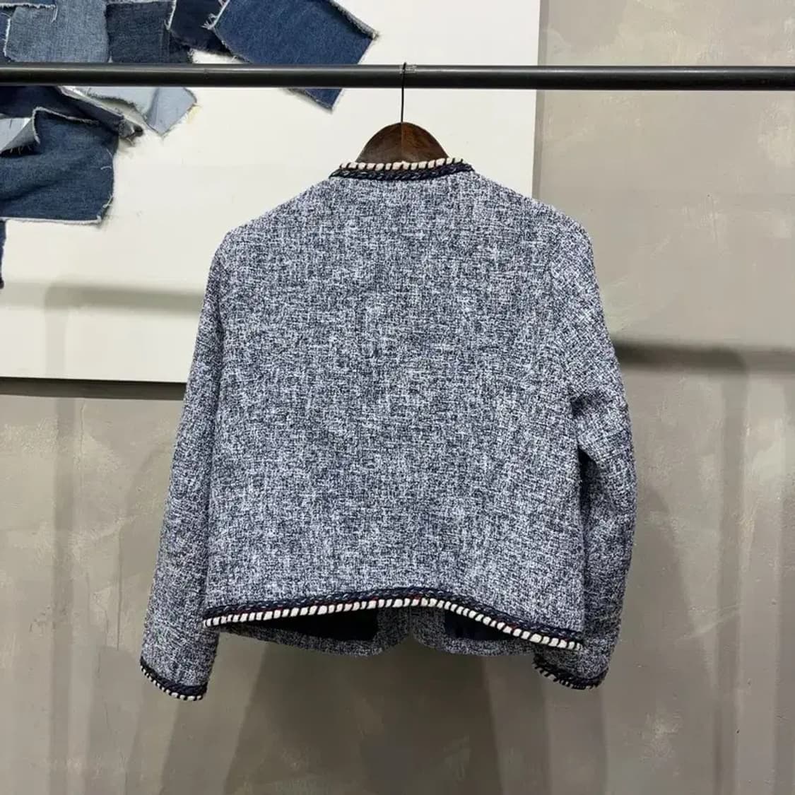 (95) 자라 ZARA 여성 캐주얼 트위드 자켓 상품이미지4
