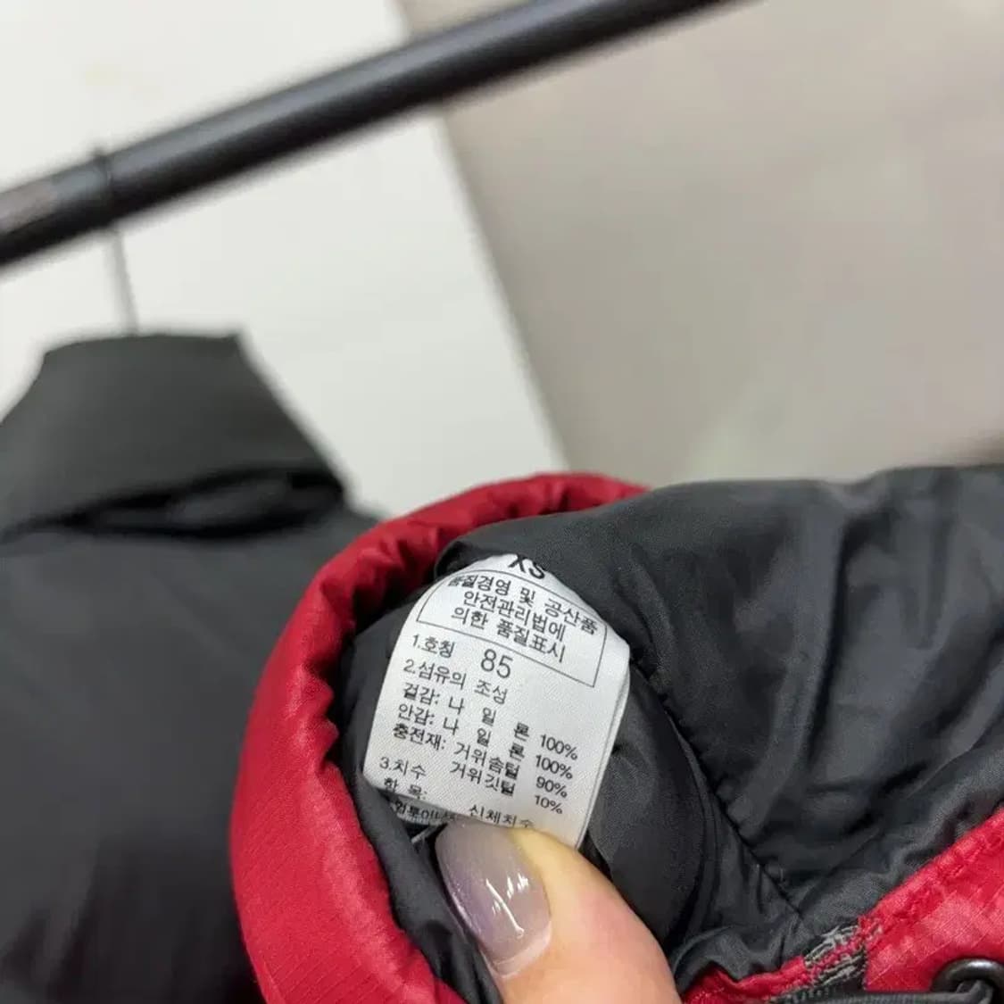 (85) 노스페이스 700 검빨 패딩 조끼 상품이미지6