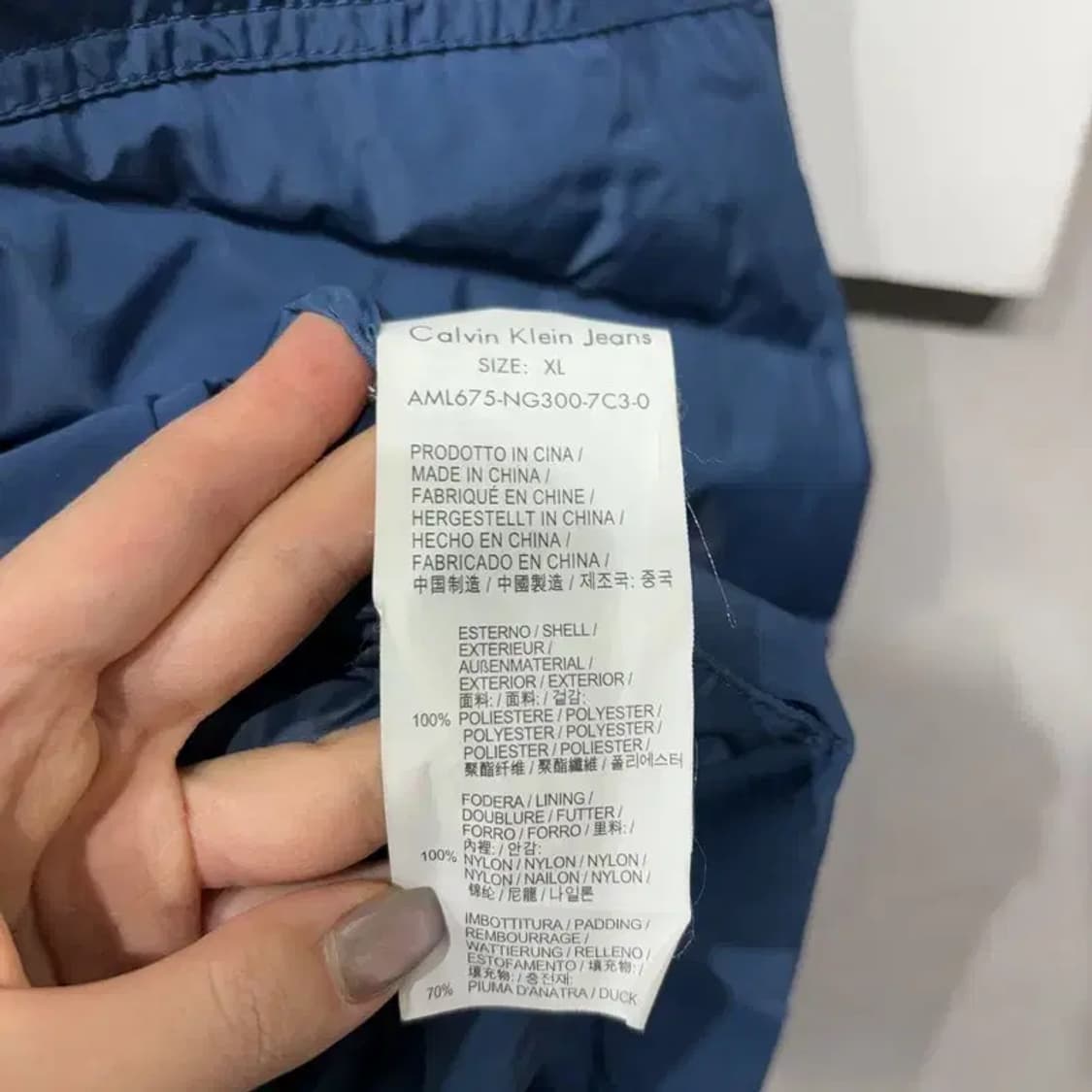 (105) 캘빈클라인 CK 캐주얼 패딩 자켓 상품이미지5