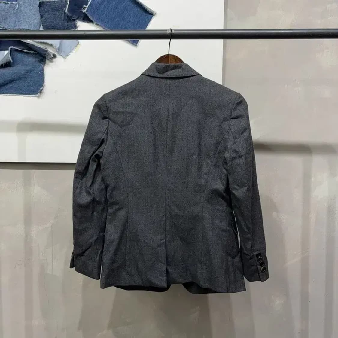 (85) 헤지스 여성 캐주얼 모직 원버튼 블레이저 자켓 상품이미지2