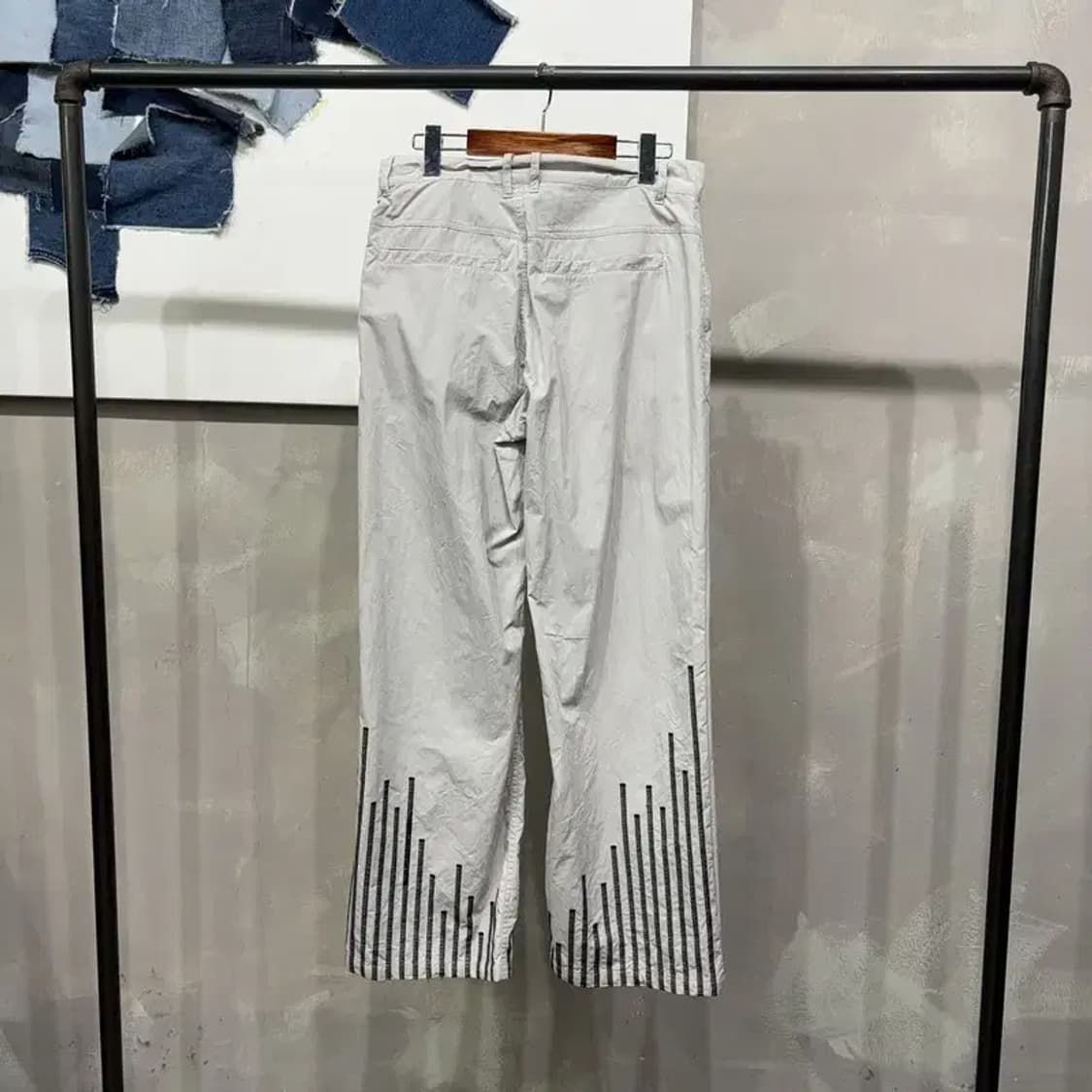 (30인치) 노메뉴얼 스트릿 자수 팬츠 바지 상품이미지3