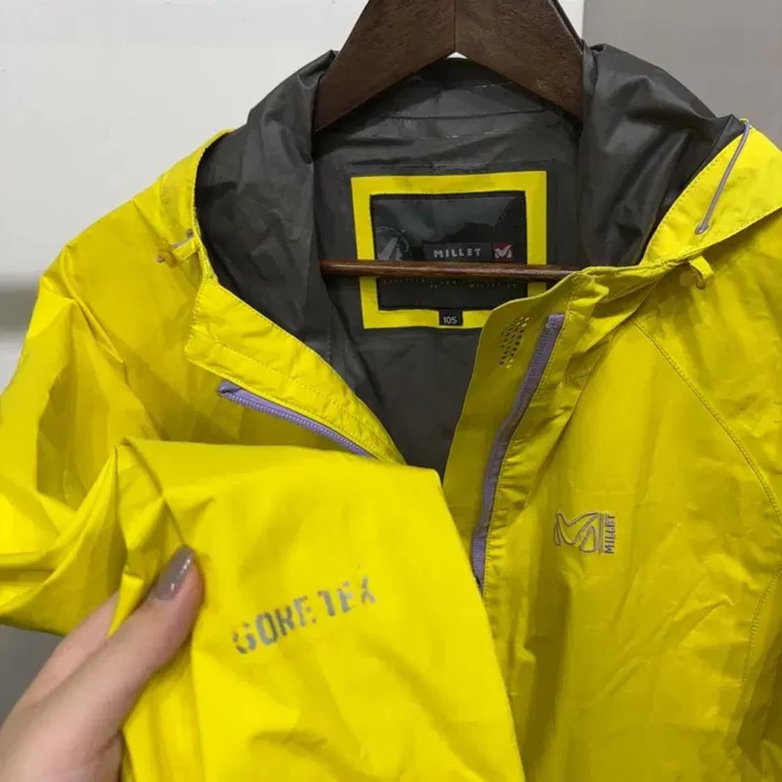 (105) 밀레 고어텍스 등산 아웃도어 바람막이 자켓 상품이미지6