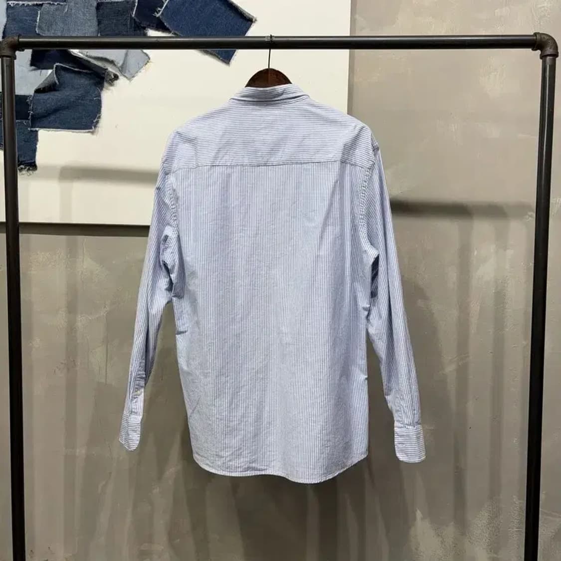 (110) 자라 ZARA 캐주얼 스트라이프 남방 셔츠 상품이미지4