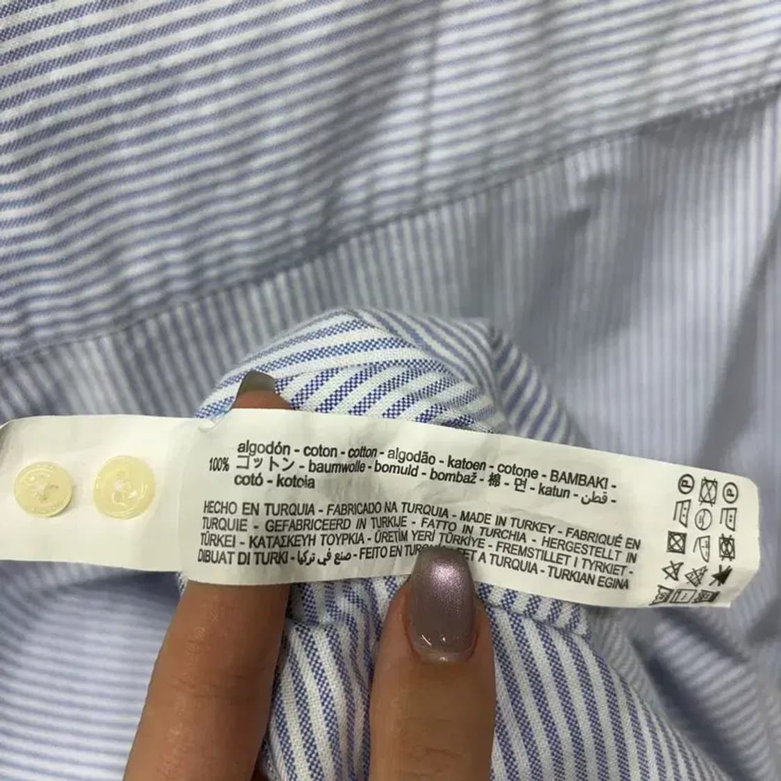 (110) 자라 ZARA 캐주얼 스트라이프 남방 셔츠 상품이미지5