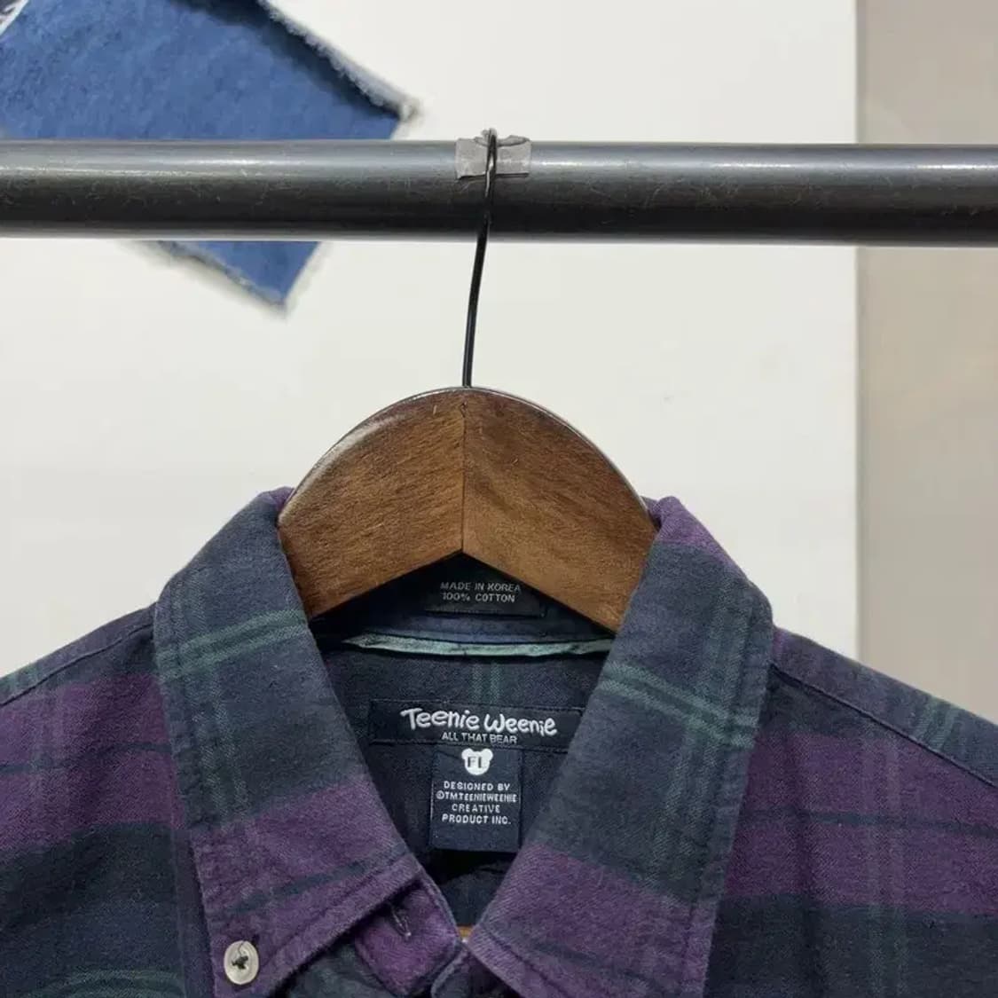 (80) 티니위니 여성 캐주얼 체크 셔츠 남방 상품이미지2