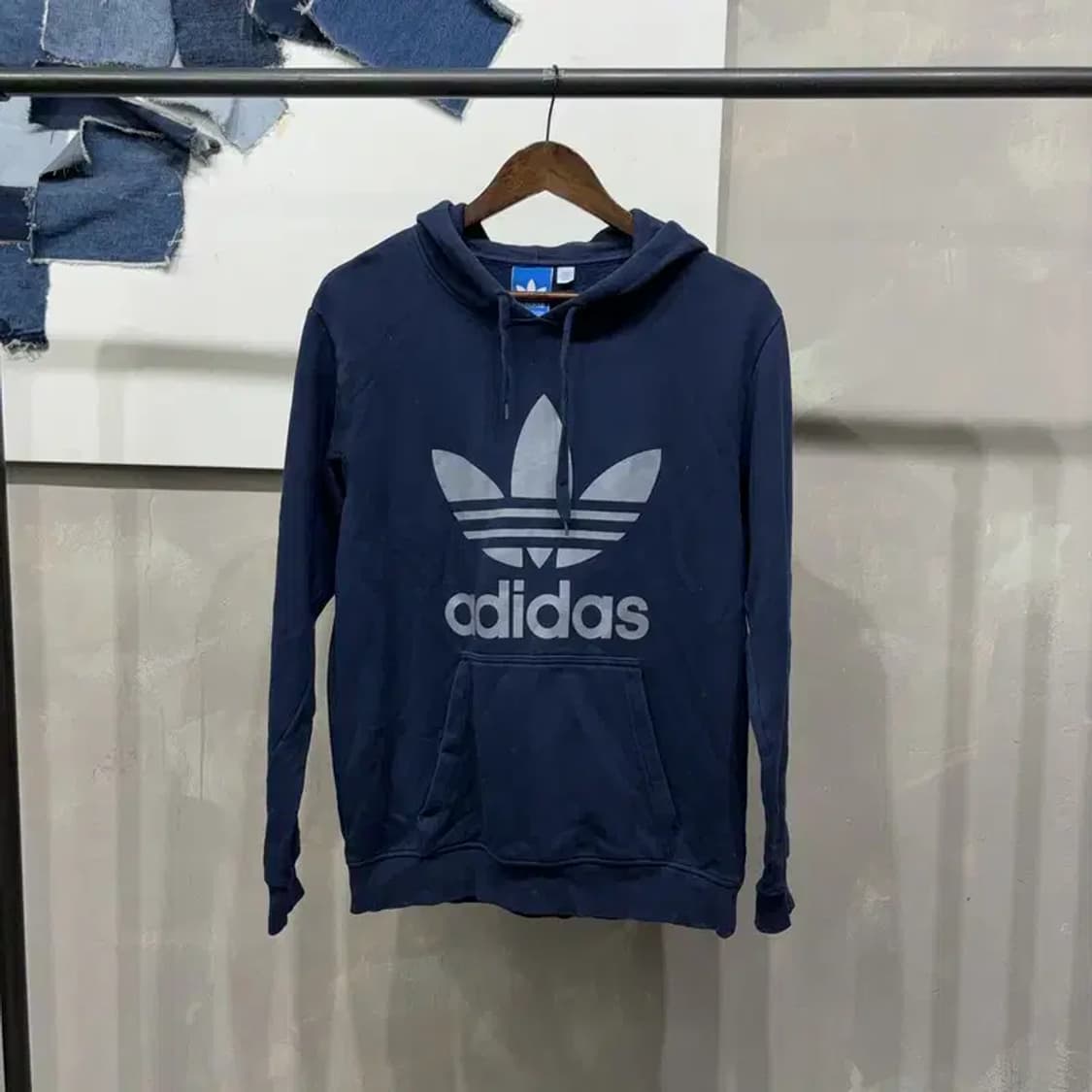 (95) 아디다스 빈티지 스트릿 기모 프린팅 후드티 상품이미지1