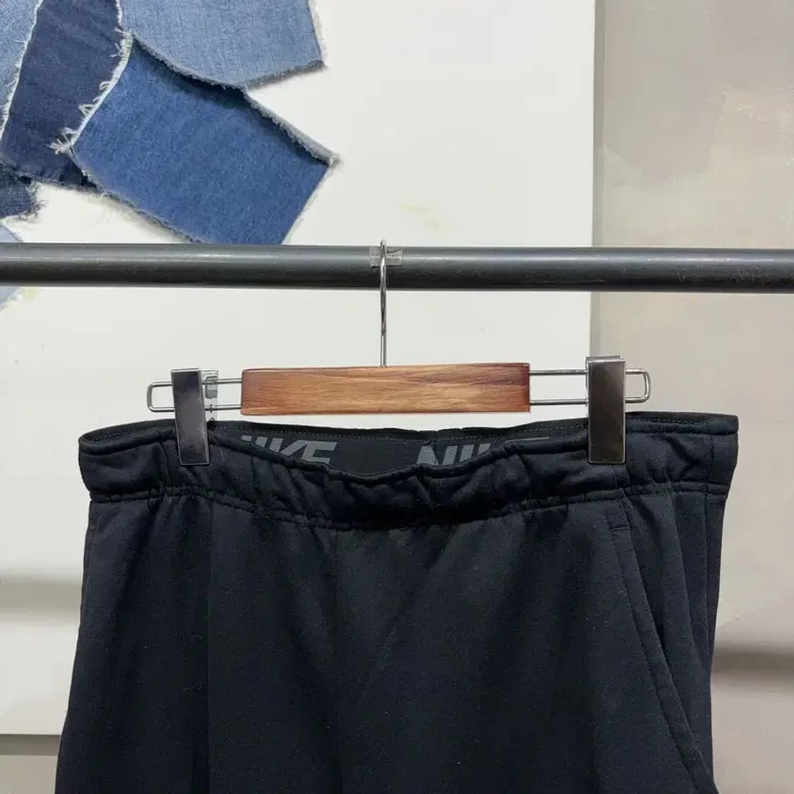 (27~29인치) 나이키 여성 드라이핏 밴딩 운동바지 팬츠 상품이미지2