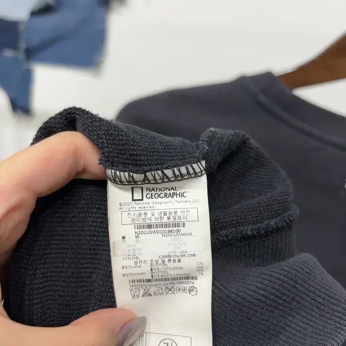 (105) 내셔널지오그래픽 캐주얼 맨투맨 긴팔티 상품이미지5