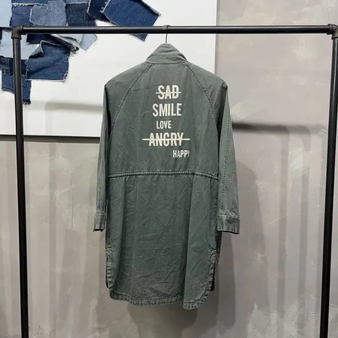 (85) 플라스틱아일랜드 여성 캐주얼 스트릿 야상 코트 상품이미지4