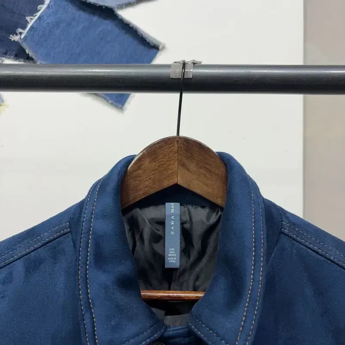 (100) 자라 ZARA 캐주얼 스웨이드 트러커 자켓 상품이미지2